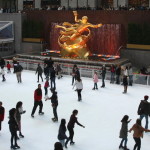 ijsbaan op Rockefeller Plaza