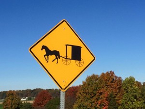 Amish roadsign